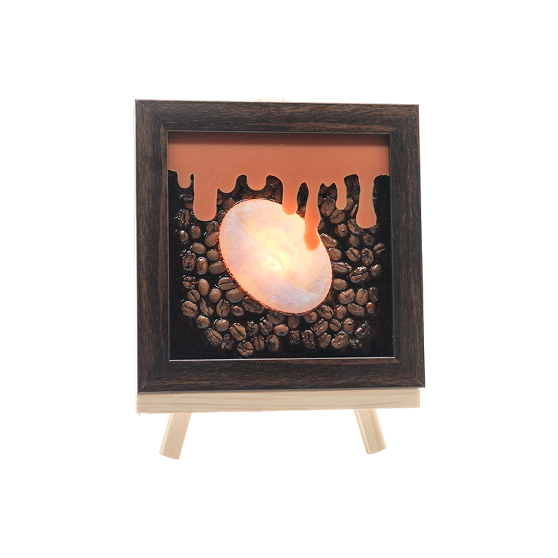 Lampă de artă simulare cafea chihlimbar - parfum de cafea kiss lamp