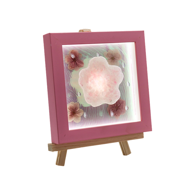Pink Cherry Blossom Art Light - Gel cu flori de cireș