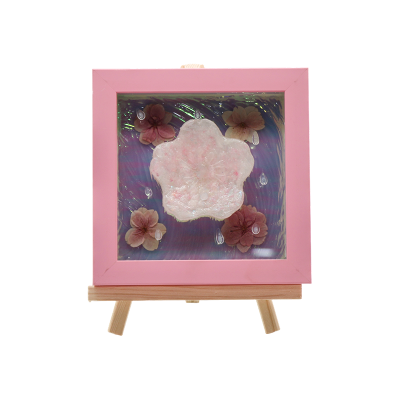 Pink Cherry Blossom Art Light - Gel cu flori de cireș