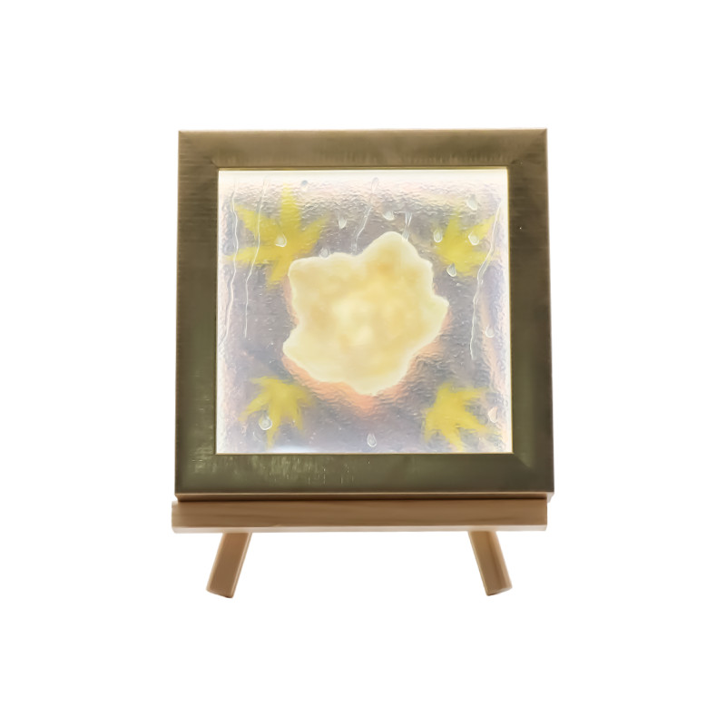 Pătrat deschis galben Maple Leaf Art Light - Maple Frost