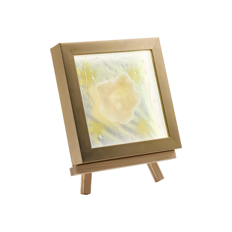 Pătrat deschis galben Maple Leaf Art Light - Maple Frost