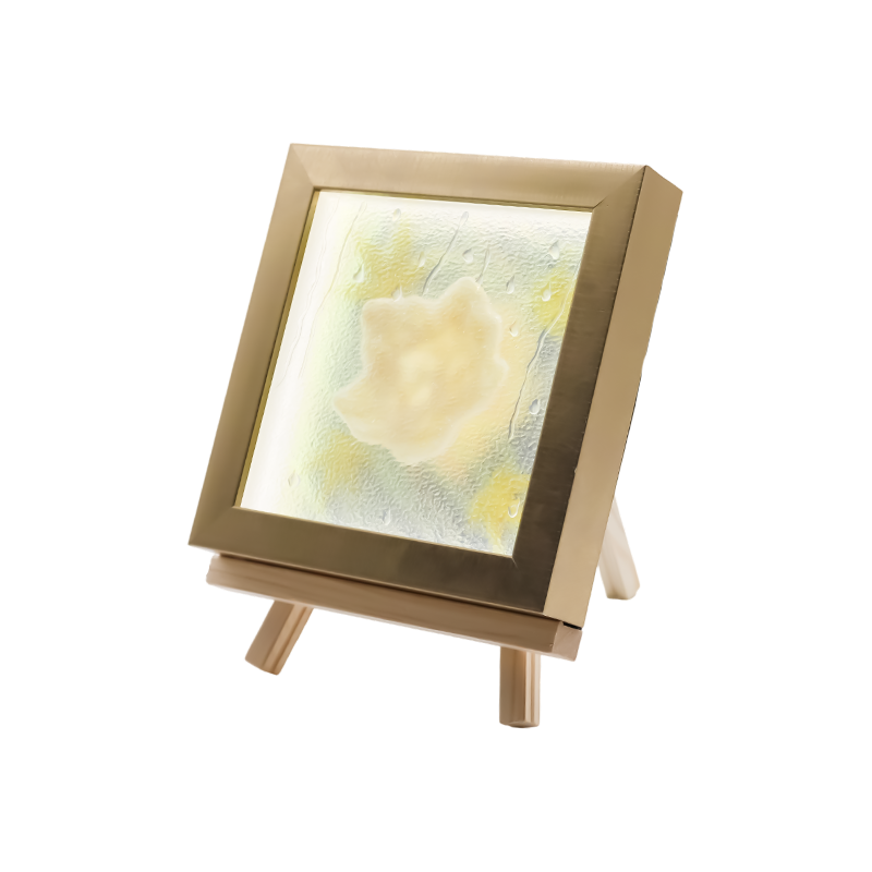 Pătrat deschis galben Maple Leaf Art Light - Maple Frost