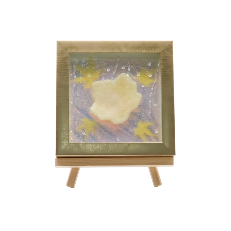 Pătrat deschis galben Maple Leaf Art Light - Maple Frost