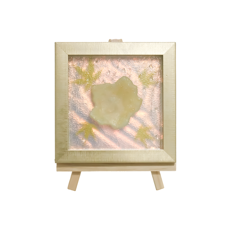 Pătrat deschis galben Maple Leaf Art Light - Maple Frost